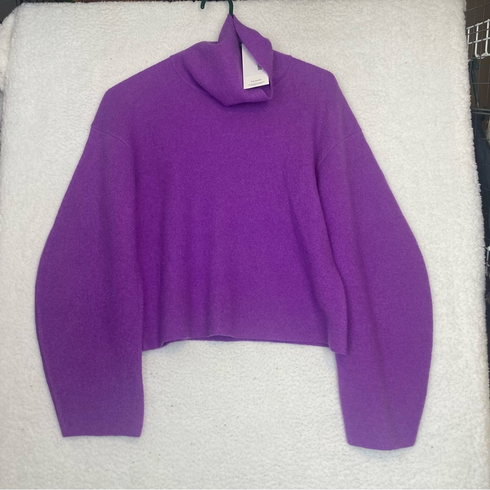 Ulla Johnson Purple Turtleneck Sweater